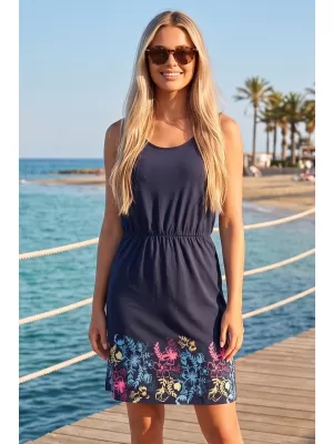 Dámske šaty ALTISPORT VEGA LSKR250 MODRÁ