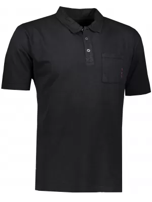 Pánska t -shirt s alpským golierom pre Erin mtsr521 čierna