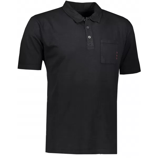  Pánska t -shirt s alpským golierom pre Erin mtsr521 čierna 
