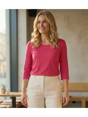 Dámske tričko s 3/4 rukávom ALTISPORT MARAXA LTSR670 RUŽOVÁ