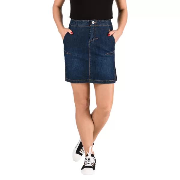  Dámska sukňa SAM 73 WZ 765 TMAVÝ DENIM 