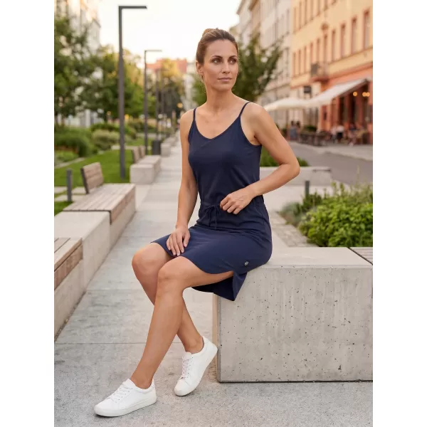  Dámske šaty SAM 73 EMILJA LSKR240 TMAVO modrá 