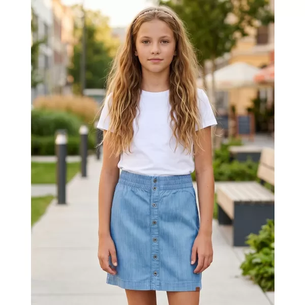  Dievčenské sukne SAM 73 GZ 521 SVETLÝ DENIM 