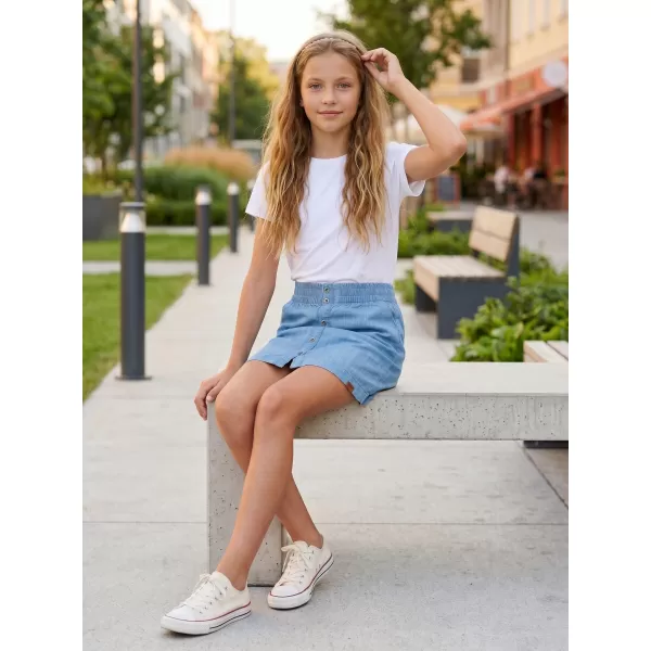  Dievčenské sukne SAM 73 GZ 521 SVETLÝ DENIM 