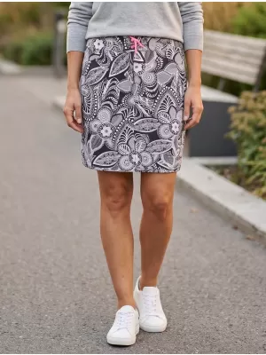 Dámska sukňa SAM 73 WZ 763 TMAVO šedá