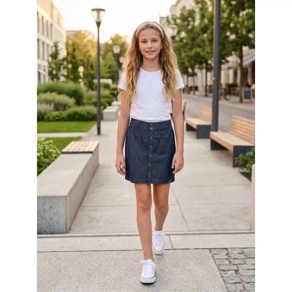  Dievčenské sukne SAM 73 GZ 521 TMAVÝ DENIM 
