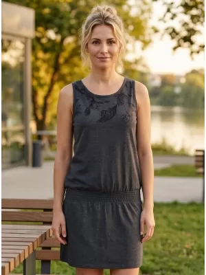 Dámske šaty SAM 73 LSKR278 TMAVO modrá