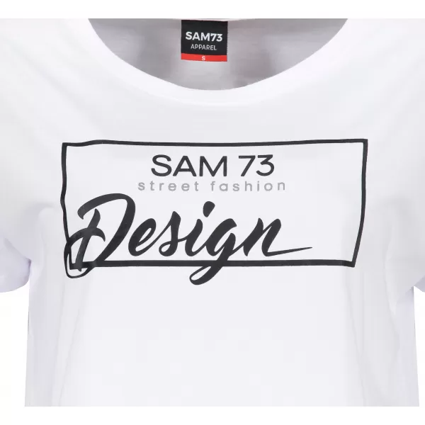  Dámske tričko s krátkym rukávom SAM 73 WT 803 biela 