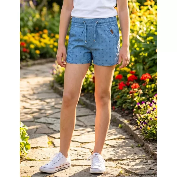  Dievčenské šortky SAM 73 GS 525 SVETLÝ DENIM 