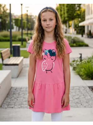 Dievčenské šaty SAM 73 KSKR069 ružová