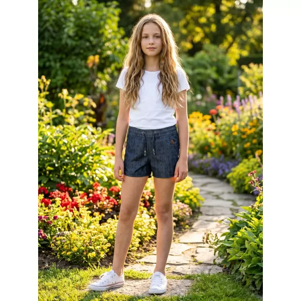  Dievčenské šortky SAM 73 GS 525 TMAVÝ DENIM 