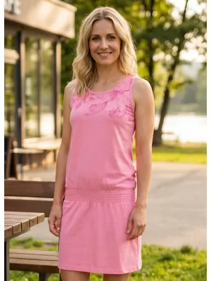 Dámske šaty SAM 73 LSKR278 ružová