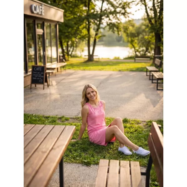  Dámske šaty SAM 73 LSKR278 ružová 