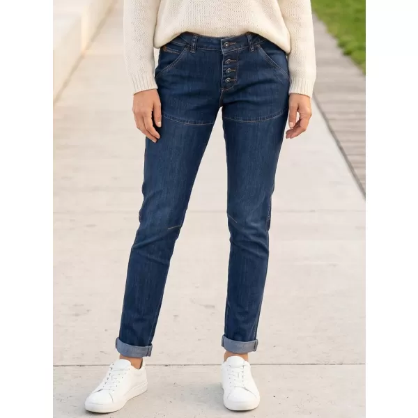  Dámske nohavice SAM 73 WK 753 TMAVÝ DENIM 