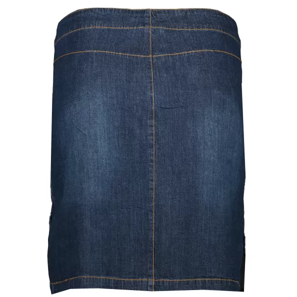  Dámska sukňa SAM 73 WZ 765 TMAVÝ DENIM 