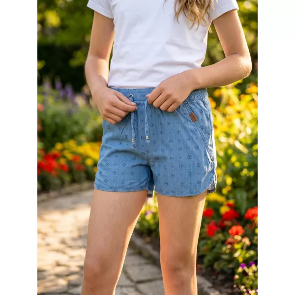  Dievčenské šortky SAM 73 GS 525 SVETLÝ DENIM 