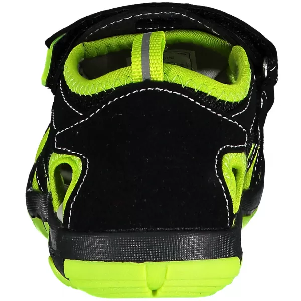  Detské sandále ALPINE PRO FLAVIO KBTR223 ČIERNA/ZELENÁ 