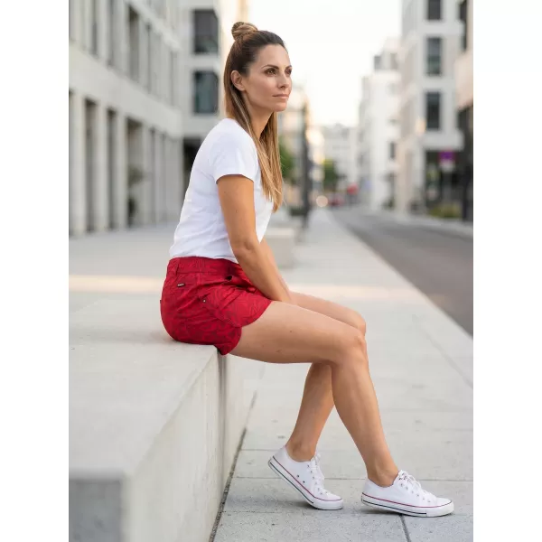  Dámske šortky SAM 73 WS 760 červená 
