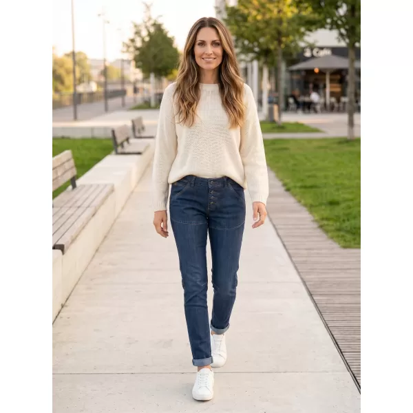  Dámske nohavice SAM 73 WK 753 TMAVÝ DENIM 