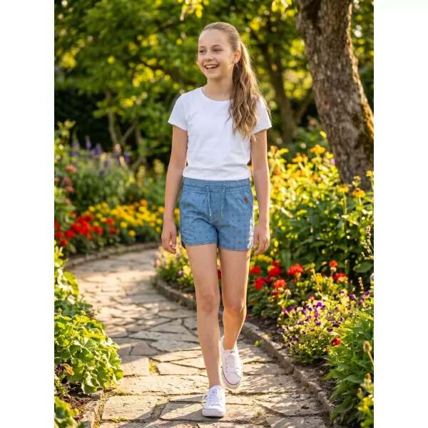  Dievčenské šortky SAM 73 GS 525 SVETLÝ DENIM 