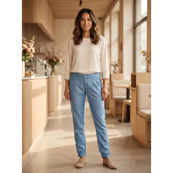  Dámske nohavice SAM 73 WK 755 SVETLÝ DENIM 