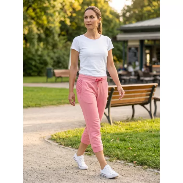  Dámske 3/4 nohavice SAM 73 LPAR405 ružová 