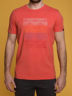 Pánske tričko LOAP BOELF CLM2028 oranžová