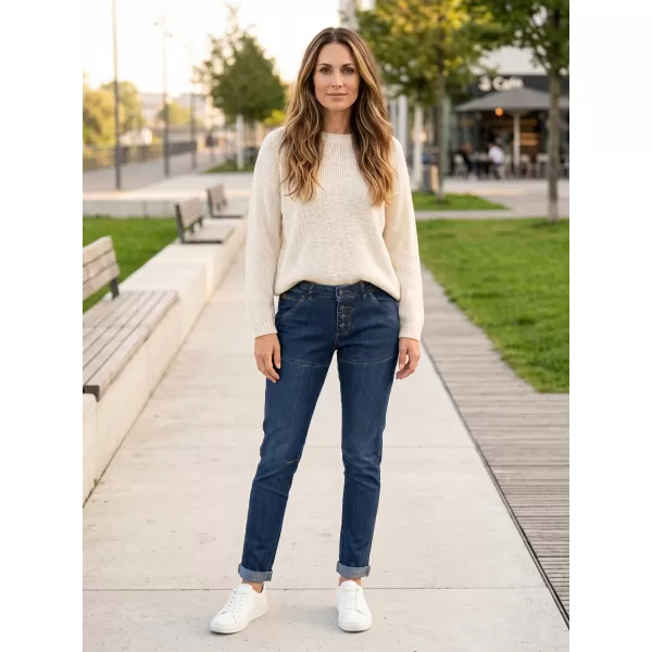  Dámske nohavice SAM 73 WK 753 TMAVÝ DENIM 