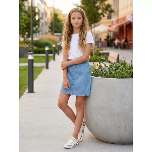  Dievčenské sukne SAM 73 GZ 521 SVETLÝ DENIM 