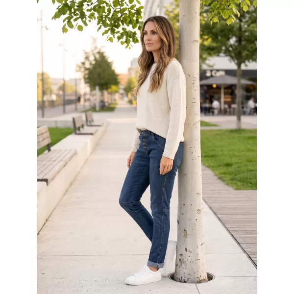  Dámske nohavice SAM 73 WK 753 TMAVÝ DENIM 