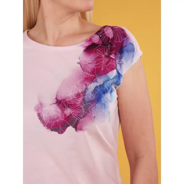  Dámske šaty LOAP ALGERA CLW2066 RUŽOVÁ/ČERVENÁ 