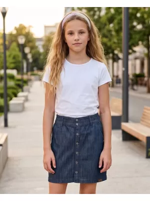 Dievčenské sukne SAM 73 GZ 521 TMAVÝ DENIM