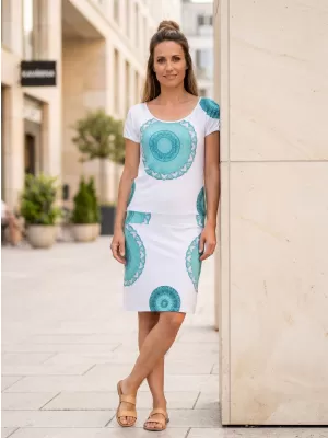 Dámske šaty SAM 73 WZ 774 ZELENÁ NEON