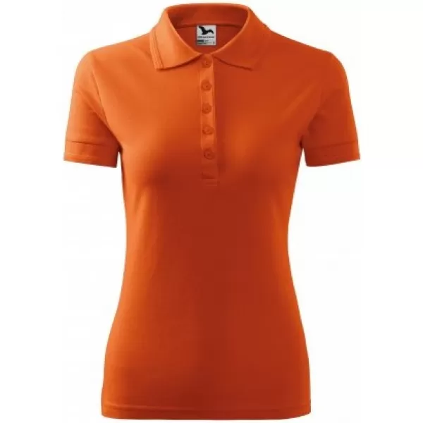  Dámske tričko s golierom MALFINI PIQUE POLO 210 ORANŽOVÁ 