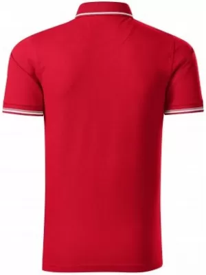 Pánske tričko s golierom MALFINI PREMIUM PERFECTION PLAIN 251 FORMULA RED
