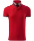 Pánske tričko s golierom MALFINI PREMIUM COLLAR UP 256 FORMULA RED
