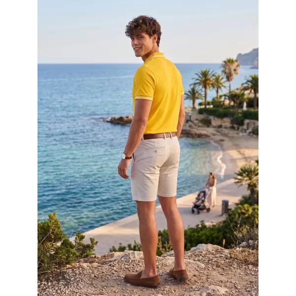  Pánske tričko s golierom MALFINI URBAN 219 ŽLTÁ 