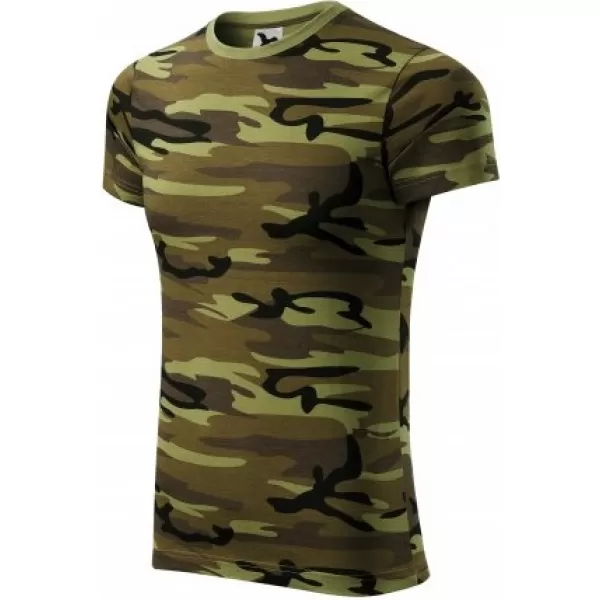  Pánske tričko MALFINI CAMOUFLAGE 144 CAMOUFLAGE GREEN 