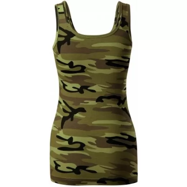  Dámske tielko MALFINI TRIUMPH 136 CAMOUFLAGE GREEN 