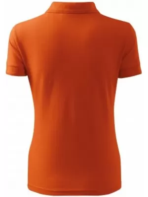 Dámske tričko s golierom MALFINI PIQUE POLO 210 ORANŽOVÁ