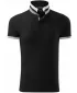 Pánske tričko s golierom MALFINI PREMIUM COLLAR UP 256 ČIERNA