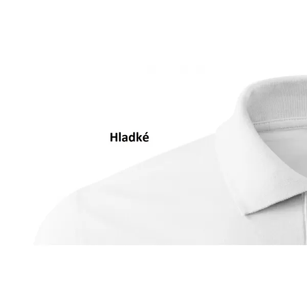  Pánske tričko s golierom MALFINI SINGLE J. 202 BIELA 