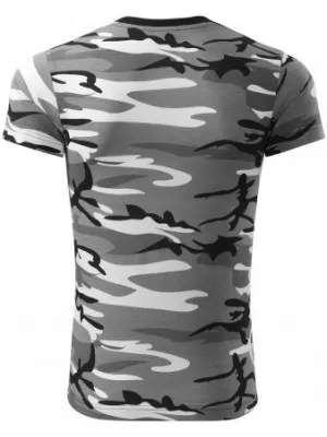 Pánske tričko MALFINI CAMOUFLAGE 144 CAMOUFLAGE GRAY