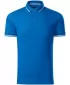 Pánske tričko s golierom MALFINI PREMIUM PERFECTION PLAIN 251 SNORKEL BLUE