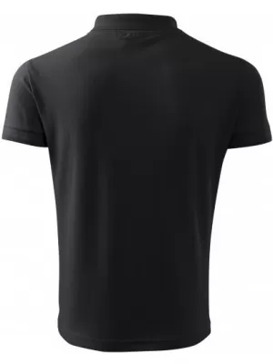 Pánske tričko s golierom MALFINI PIQUE POLO 203 EBONY GRAY