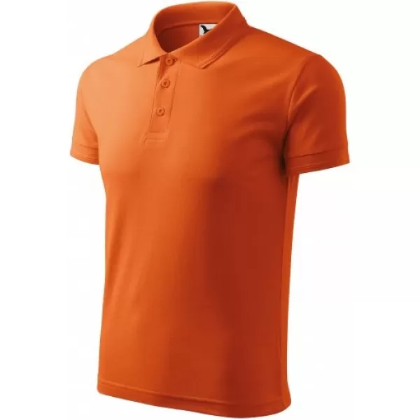  Pánske tričko s golierom MALFINI PIQUE POLO 203 ORANŽOVÁ 