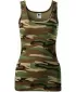Dámske tielko MALFINI TRIUMPH 136 CAMOUFLAGE BROWN
