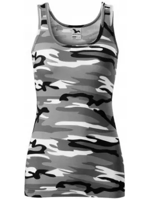 Dámske tielko MALFINI TRIUMPH 136 CAMOUFLAGE GRAY