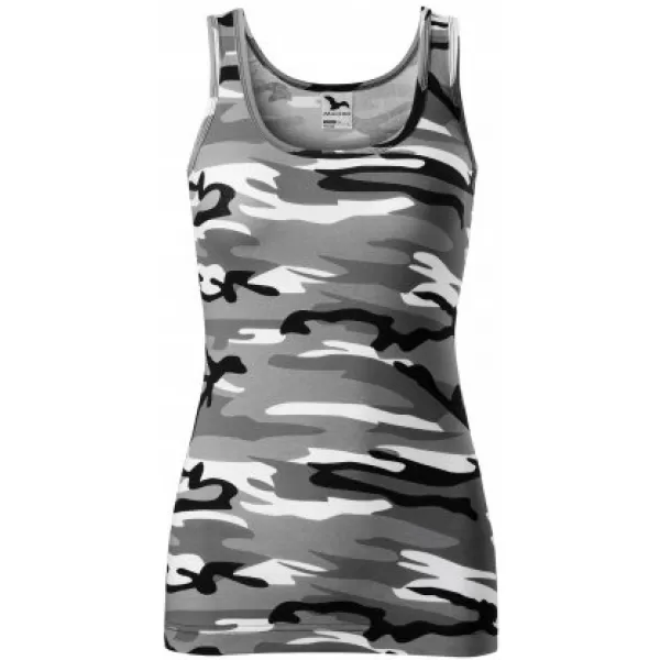  Dámske tielko MALFINI TRIUMPH 136 CAMOUFLAGE GRAY 