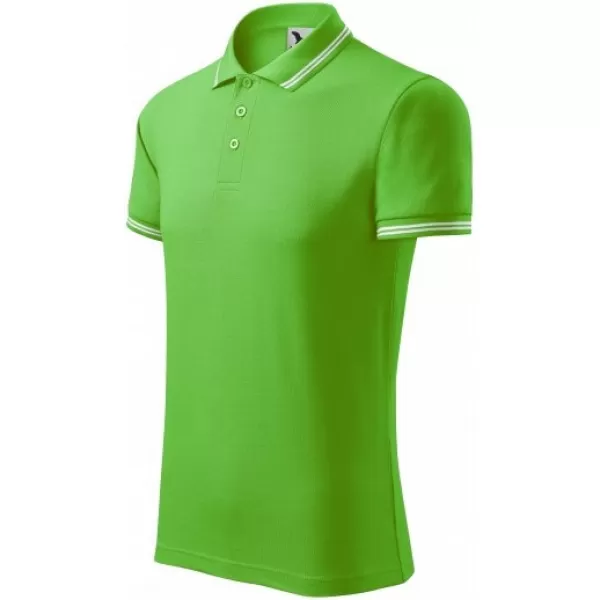  Pánske tričko s golierom MALFINI URBAN 219 APPLE GREEN 